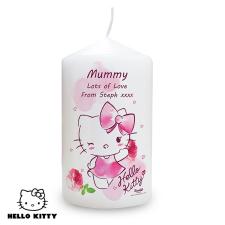 Personalised Hello Kitty Pink Blush Candle